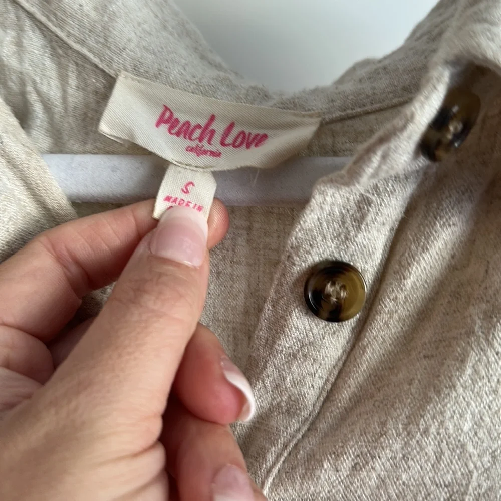 Linen Romper - Picture 2 of 3